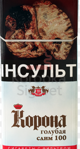 Корона слим 100 голубая фото 2